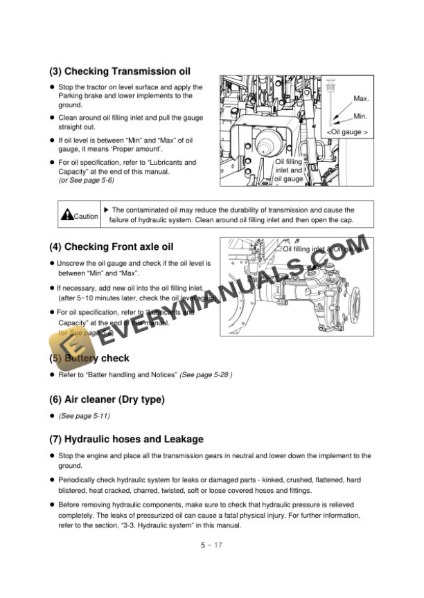 Case Farmall 30B, Farmall 35B Compact Tractor Operator Manual 52112704-5