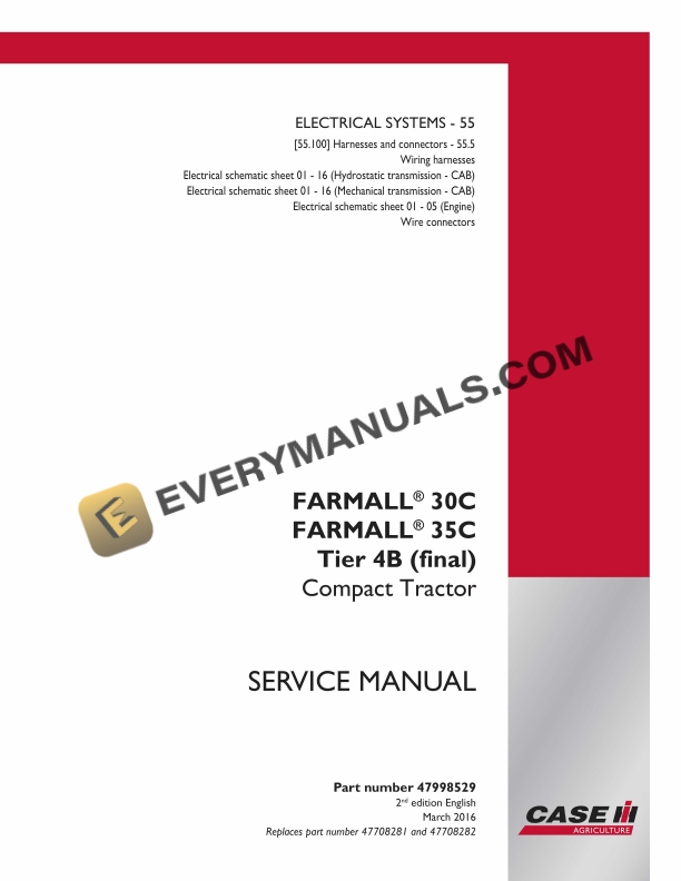 case farmall 30c 35c tier 4b final compact tractor service manual 47998529 1
