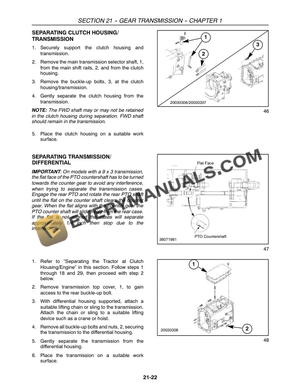 Case Farmall 31, Farmall 35 Tractor Repair Manual 84132128-5
