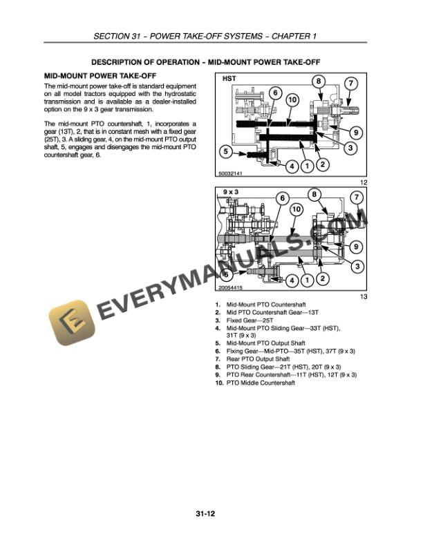 Case Farmall 31, Farmall 35 Tractor Repair Manual 84132129-4