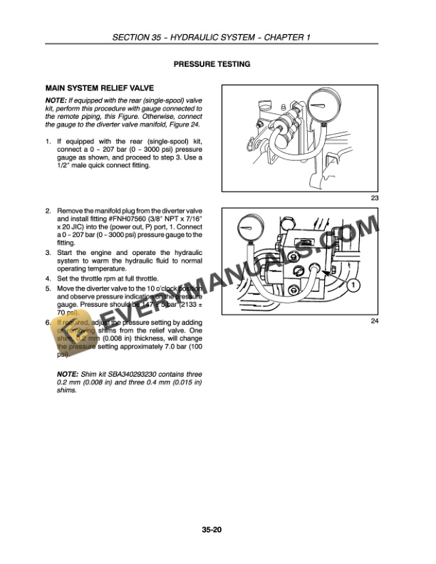 Case Farmall 31, Farmall 35 Tractor Repair Manual 84132129-5