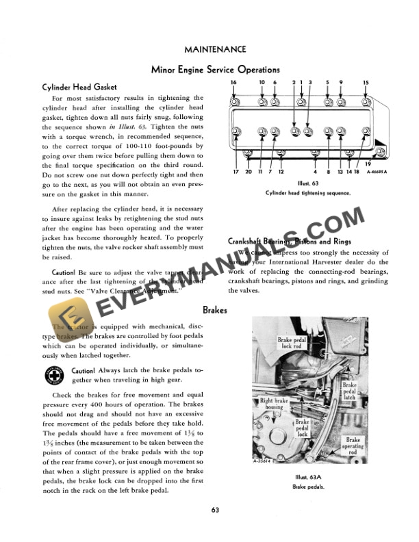 Case Farmall 350 Diesel Tractor Operator Manual 1004493R2-4