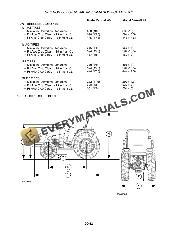 Case Farmall 40, 45, 50 Tractor Repair Manual 87473194-2