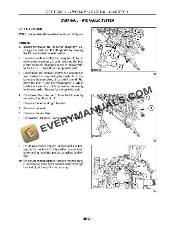 Case Farmall 40, 45, 50 Tractor Repair Manual 87473196-3