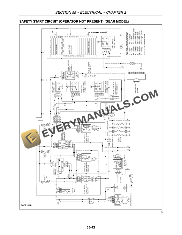 Case Farmall 40, 45, 50 Tractor Repair Manual 87473197-3