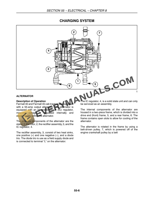 Case Farmall 40, 45, 50 Tractor Repair Manual 87473198-4