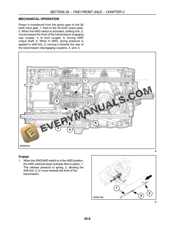 Case Farmall 40, 45, 50 Tractor With Cab and CVT Transmission Service Manual 84234516-2