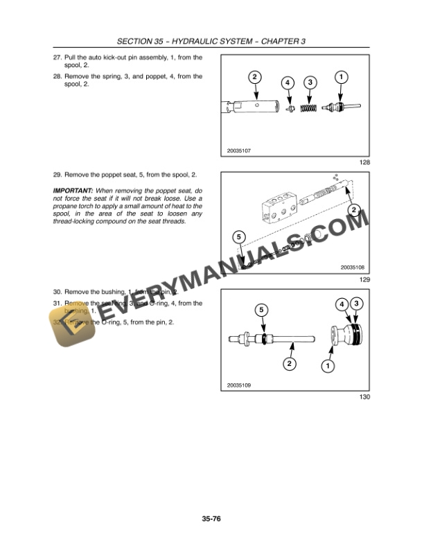Case Farmall 40, 45, 50 Tractor With Cab and CVT Transmission Service Manual 84234517-3