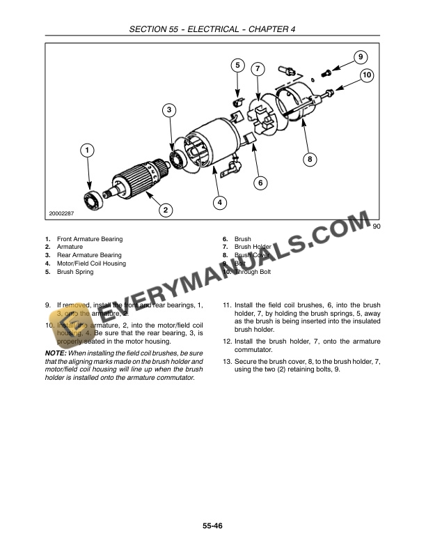 Case Farmall 40, 45, 50 Tractor With Cab and CVT Transmission Service Manual 84234519-2