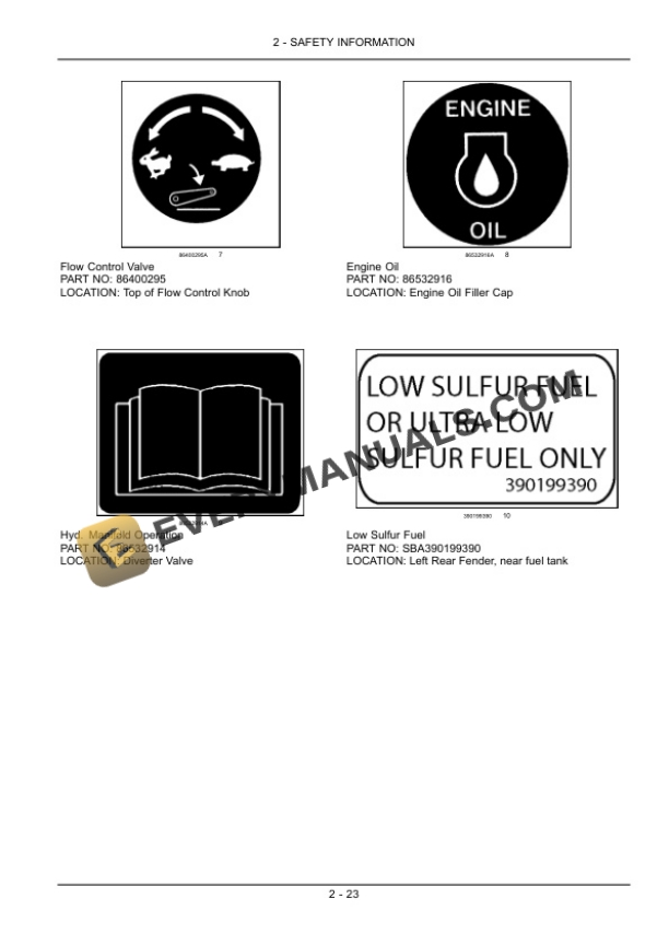 Case Farmall 40, 45, 50 With Cab and CVT Transmission Compact Tractor Operator Manual 84382269-2