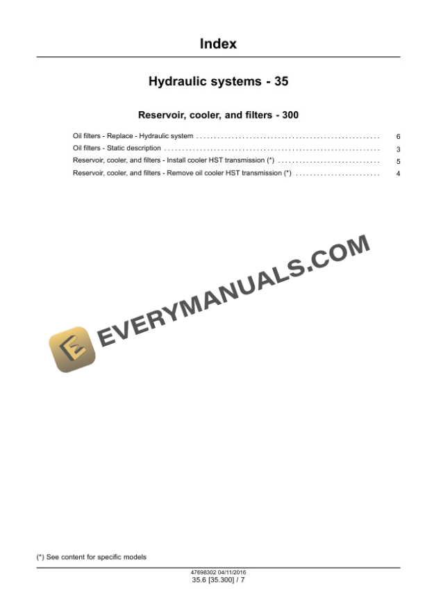 Case Farmall 40B, 50B Tier 3 Compact Tractor Service Manual 47698302 PDF 6 Case Farmall 40B, 50B Tier 3 Compact Tractor Service Manual 47698302 PDF - Image 4