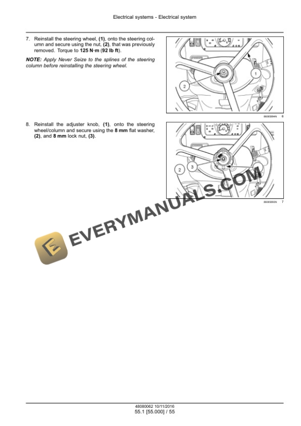 Case Farmall 40B CVT, 45B CVT, 50B CVT Compact Tractor Service Manual 48082178-2