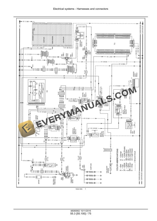 Case Farmall 40B CVT, 45B CVT, 50B CVT Compact Tractor Service Manual 48082178-5