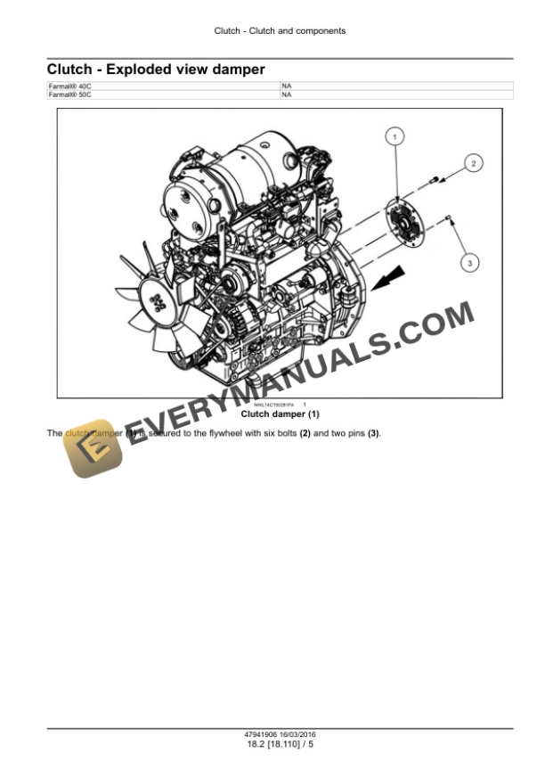 Case Farmall 40C, 50C Tier 4B (Final) Compact Tractor Service Manual 47998535 PDF 5 Case Farmall 40C, 50C Tier 4B (Final) Compact Tractor Service Manual 47998535 PDF - Image 3
