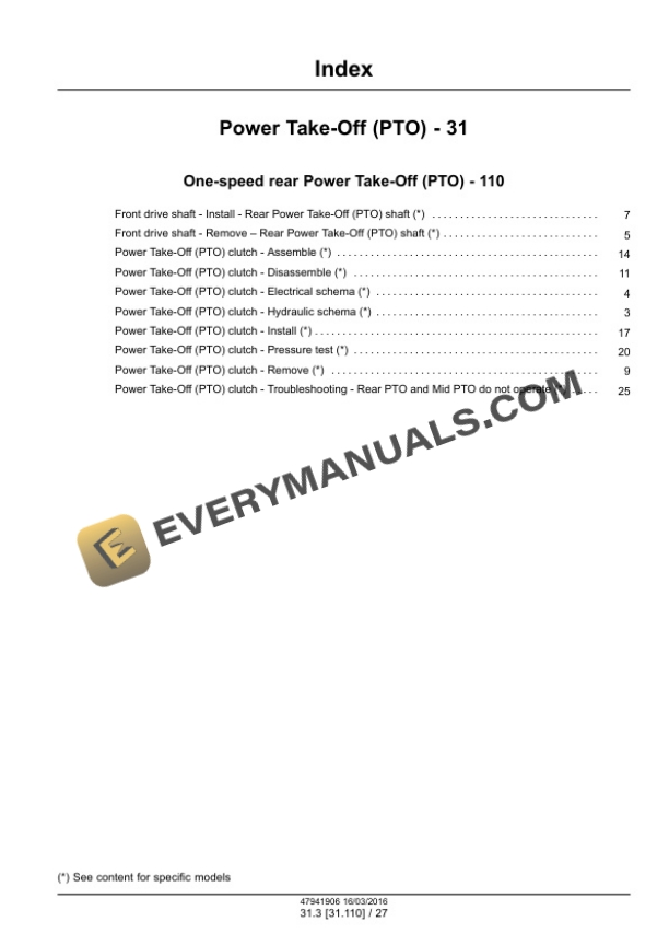 Case Farmall 40C, 50C Tier 4B (Final) Compact Tractor Service Manual 47998536 PDF 5 Case Farmall 40C, 50C Tier 4B (Final) Compact Tractor Service Manual 47998536 PDF - Image 3