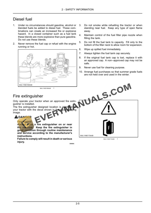 Case Farmall 45A, 50A Tractor Operator Manual 47982704-2