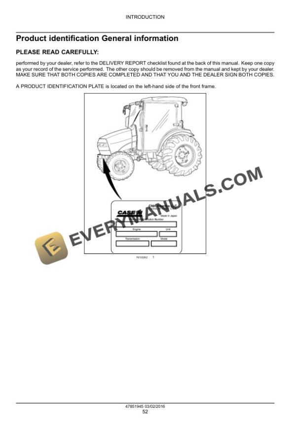 Case Farmall 45C CVT, 55C CVT Tier 4B (Final) Compact Tractor Service Manual 47979826 PDF 4 Case Farmall 45C CVT, 55C CVT Tier 4B (Final) Compact Tractor Service Manual 47979826 PDF - Image 2