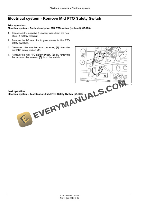 Case Farmall 45C CVT, 55C CVT Tier 4B (Final) Compact Tractor Service Manual 47979829-4