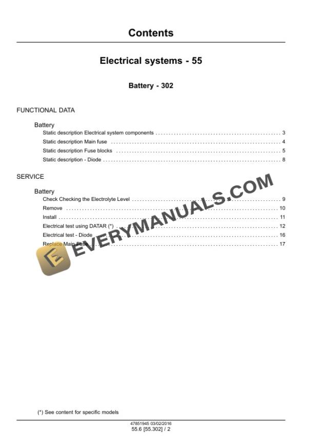 Case Farmall 45C CVT, 55C CVT Tier 4B (Final) Compact Tractor Service Manual 47979831-2
