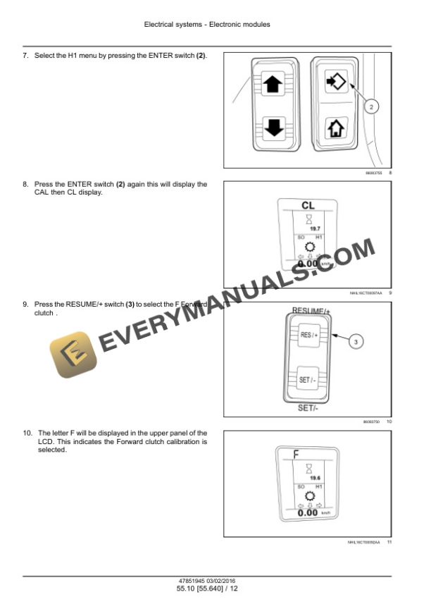 Case Farmall 45C CVT, 55C CVT Tier 4B (Final) Compact Tractor Service Manual 47979831-5