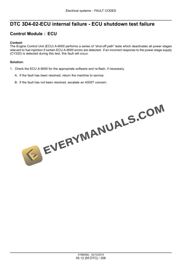 Case Farmall 50A, 60A, 70A Tier 4B (Final) Tractor Service Manual 47951341-4