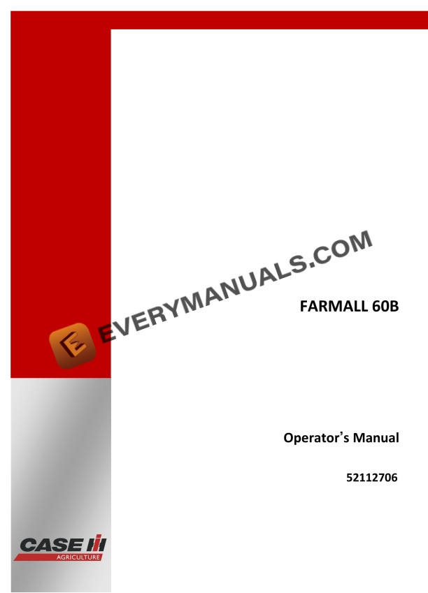 case farmall 60b operator manual 52112706 1