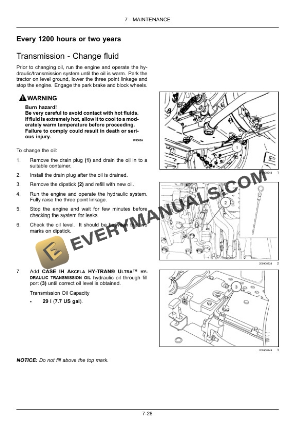 Case Farmall 65A, 75A Tractor Operator Manual 47412150-5