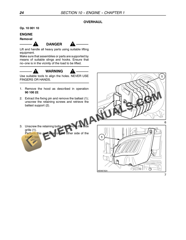 Case Farmall 65C, Farmall 75C, Farmall 85C, Farmall 95C Tractor Repair Manual 87758599-2