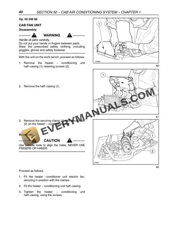 Case Farmall 65C, Farmall 75C, Farmall 85C, Farmall 95C Tractor Repair Manual 87758601-4