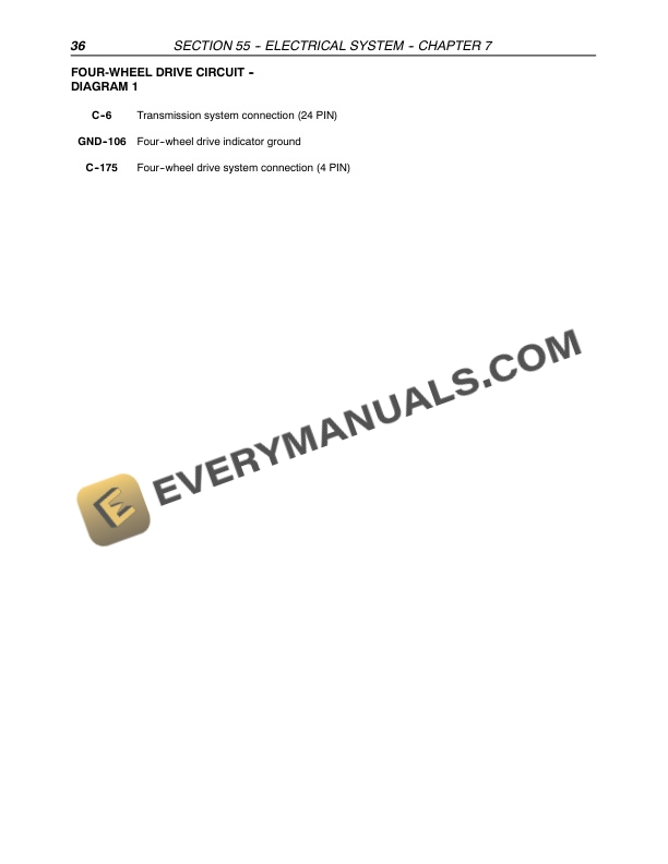 Case Farmall 65C, Farmall 75C, Farmall 85C, Farmall 95C Tractor Repair Manual 87758603-2