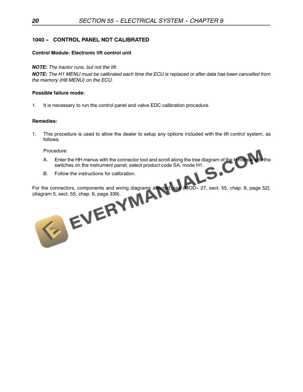 Case Farmall 65C, Farmall 75C, Farmall 85C, Farmall 95C Tractor Repair Manual 87758604-3