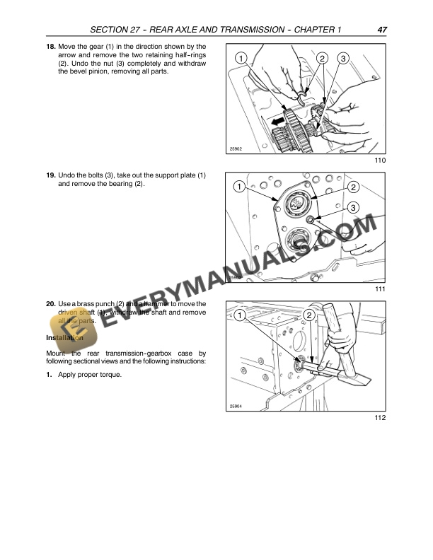 Case Farmall 70, 80, 90, 95 Tractor Service Manual 84253593-3