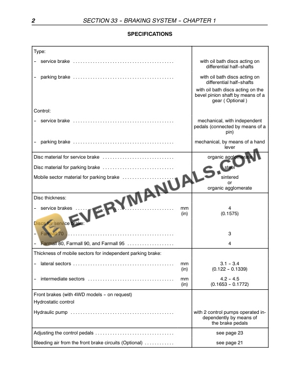 Case Farmall 70, 80, 90, 95 Tractor Service Manual 84253593-4