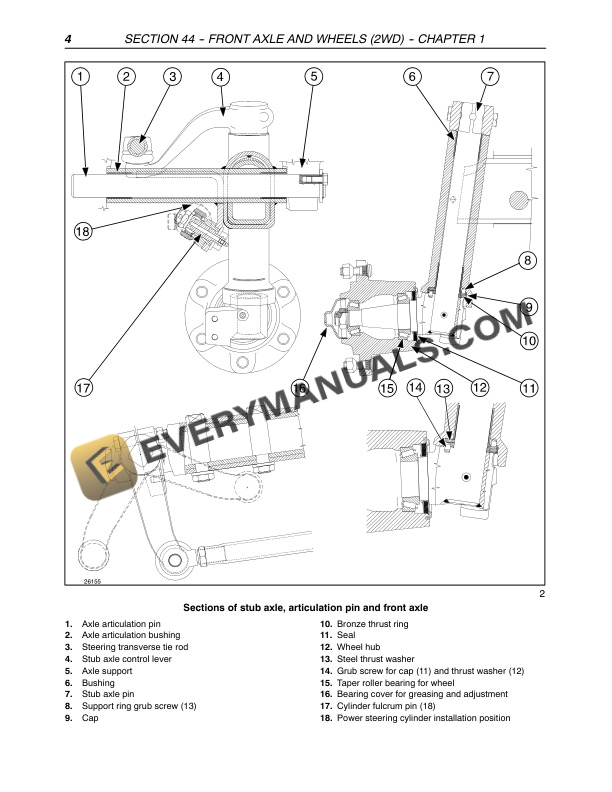 Case Farmall 70, 80, 90, 95 Tractor Service Manual 84253594-2