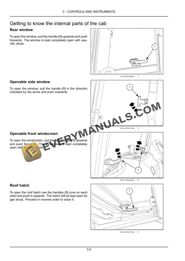 Case Farmall 75C, 85C, 95C, 105C, 115C Tractor Operator Manual 48071352-2
