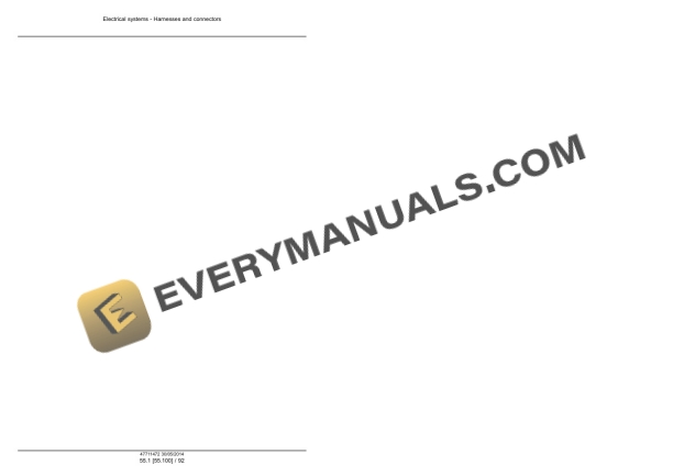 Case FARMALL 75C Efficient Power Tractor Service Manual 47720801-2