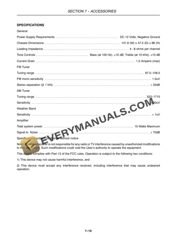 Case Farmall 75C Tractor Operator Manual 84571295-5