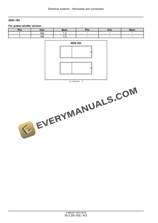 Case Farmall 75N, 85N, 95N, 105N, 105V Tier 3 Tractor Service Manual 48048540-4