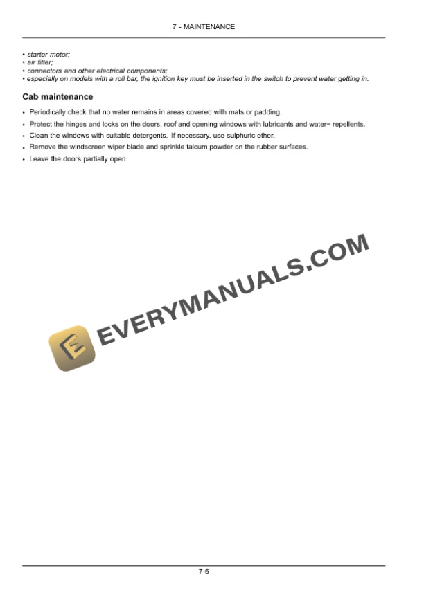 Case Farmall 75N, 85N, 95N, 105N Tractor Operator Manual 47768392-4