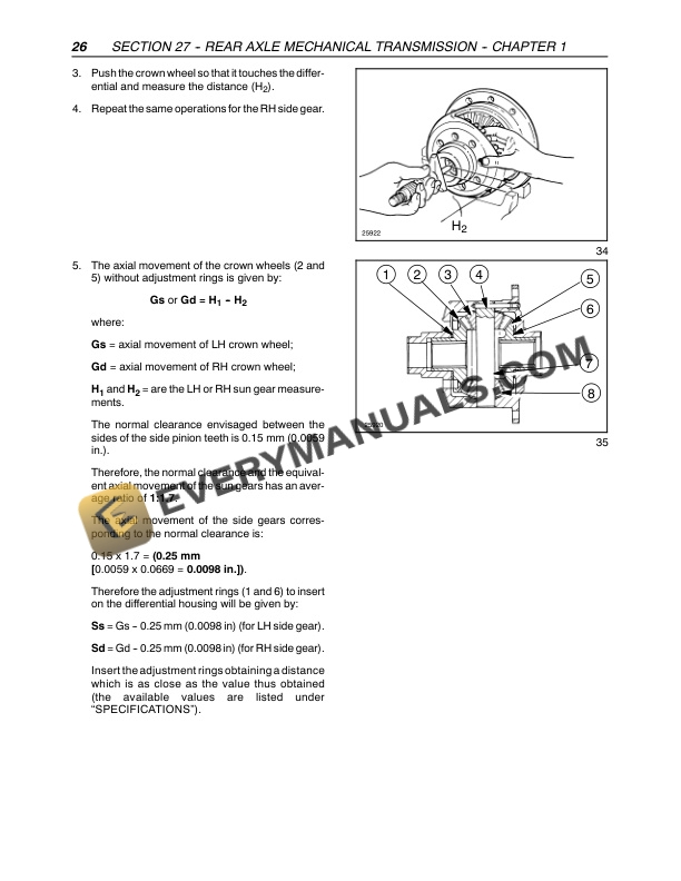 Case Farmall 75N, Farmall 95N Tractor Service Manual 84241670-3