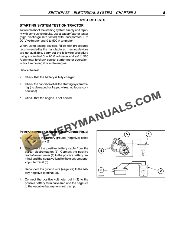 Case Farmall 75N, Farmall 95N Tractor Service Manual 84241671-5
