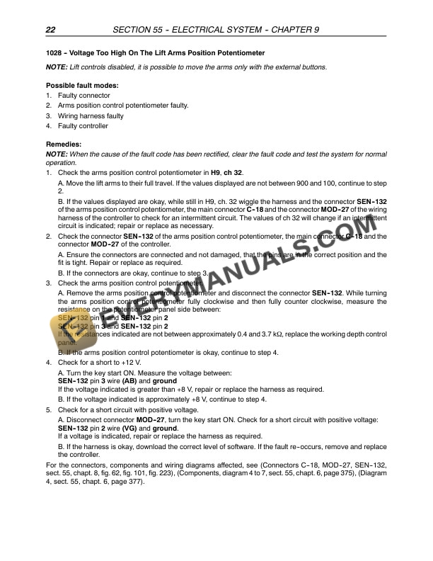 Case Farmall 75N, Farmall 95N Tractor Service Manual 84241674-3