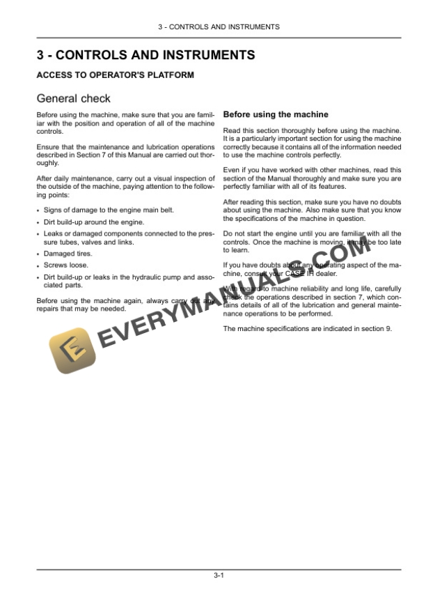 Case Farmall 80, 95 Power Shuttle Tractor Operator Manual 48090371-2