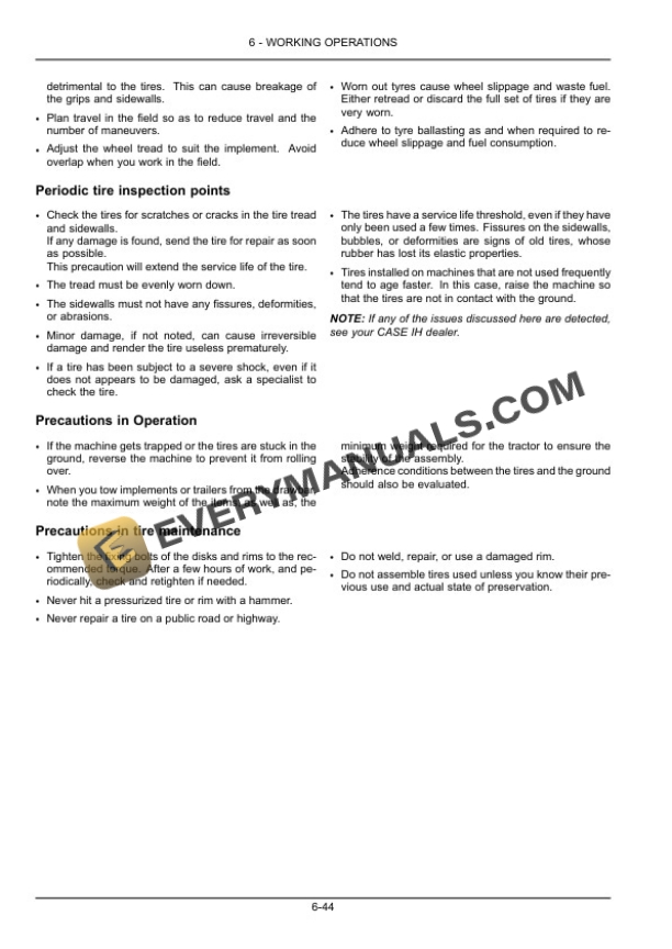 Case Farmall 80, 95 Power Shuttle Tractor Operator Manual 48090371-4