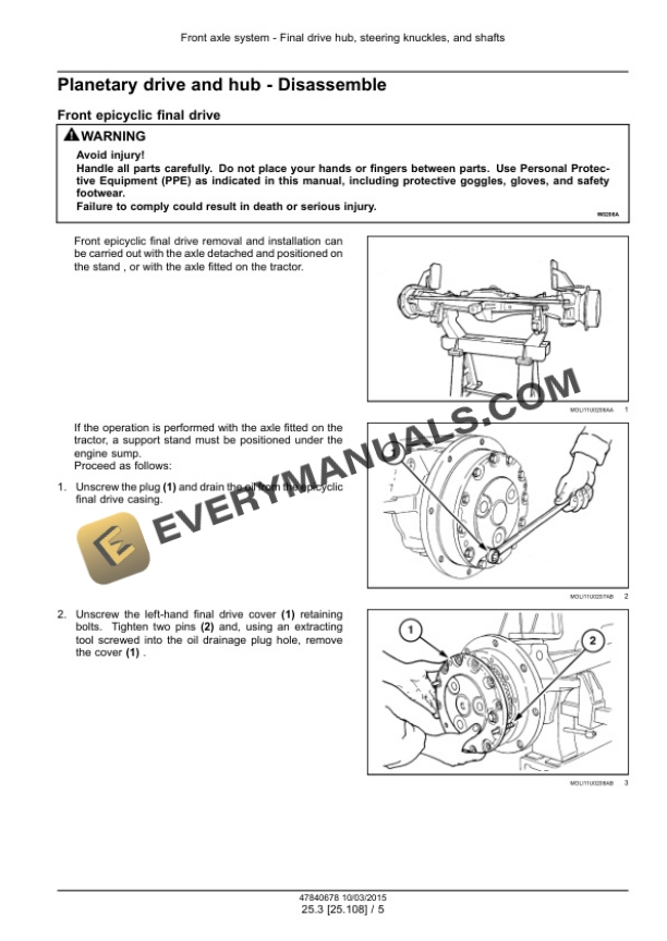 Case Farmall 85C, 95C, 105C, 115C With Hi Service Manual 47851932 PDF 4 Case Farmall 85C, 95C, 105C, 115C With Hi Service Manual 47851932 PDF - Image 2