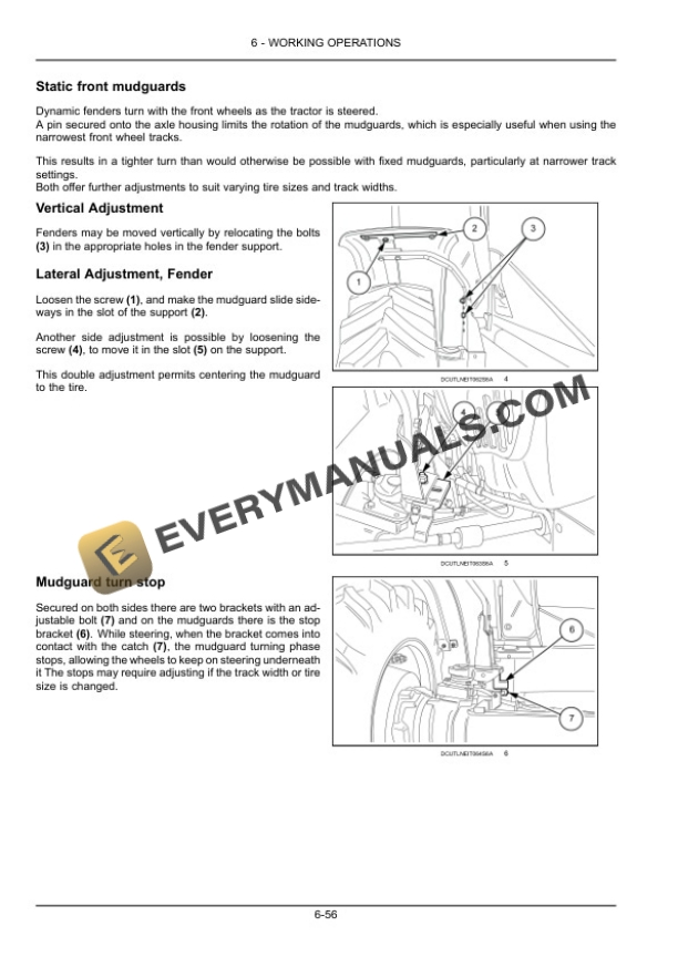 Case Farmall 85C, 95C, 105C Tractor Operator Manual 47435549-4