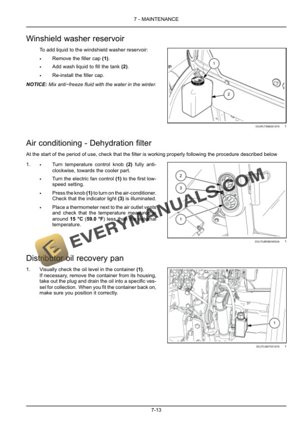 Case Farmall 85C, 95C, 105C Tractor Operator Manual 47539301-4