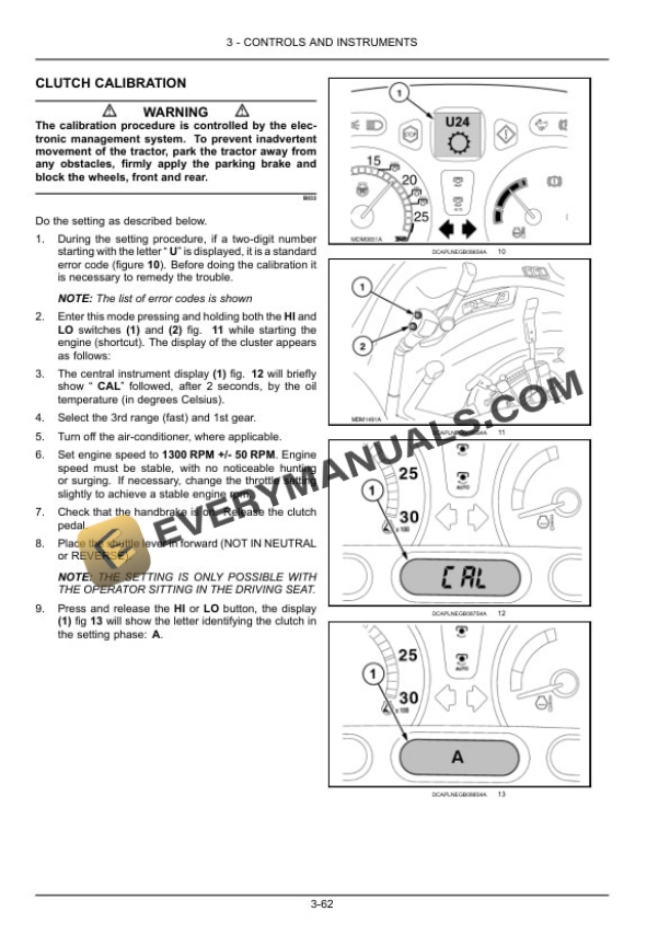 Case Farmall 85U, 95U, 105U Tractor Operator Manual 47768977-3