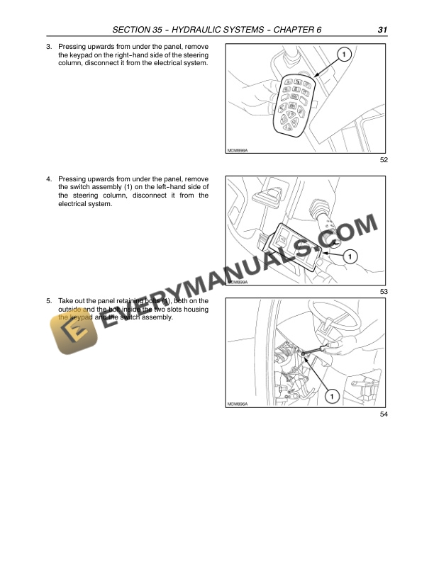 Case Farmall 85U, 95U, 105U Tractor Repair Manual 87758611-5