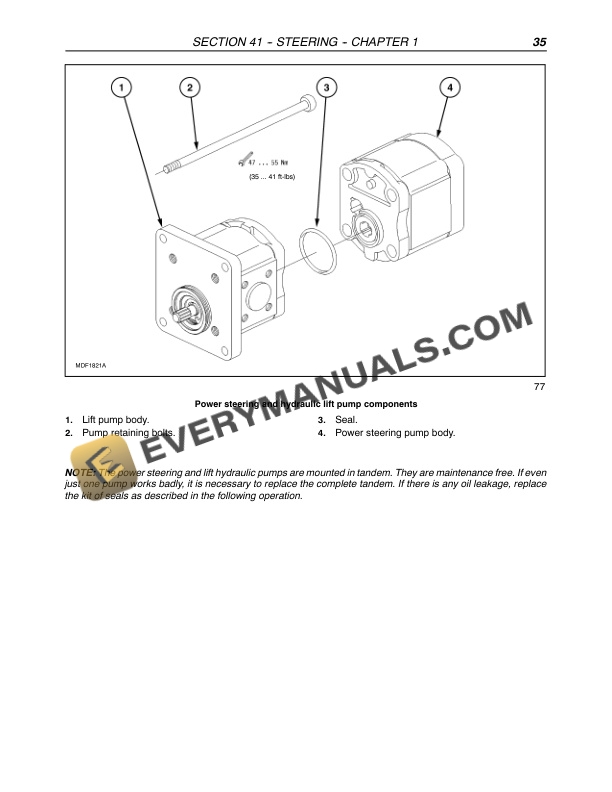 Case Farmall 85U, 95U, 105U Tractor Repair Manual 87758612-2